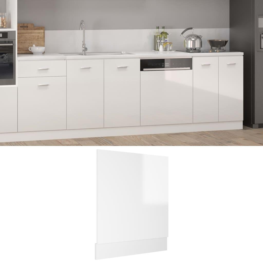 Frontpanel opvaskemaskine Lyon 59,5x3x67 cm hvid højglans