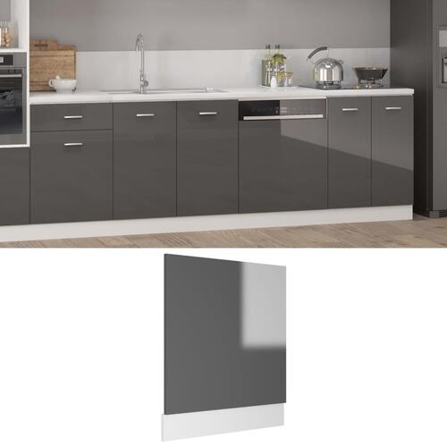 Frontpanel til opvaskemaskine Lyon 59,5x3x67 cm grå