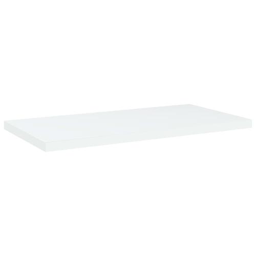 Boghylder 4 stk. 40x20x1,5 cm konstrueret træ hvid
