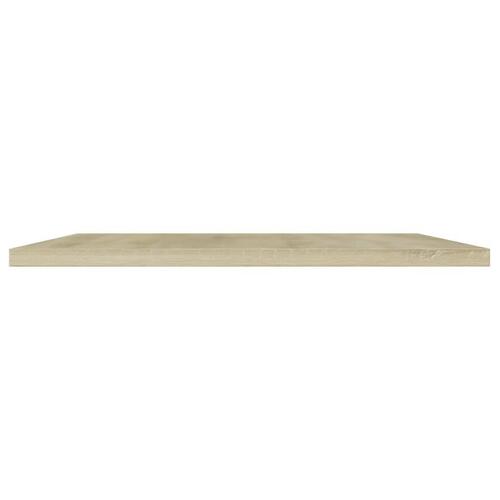 Boghylder 8 stk. 40x40x1,5 cm konstrueret træ sonoma-eg