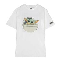 Børne Kortærmet T-shirt The Mandalorian Hvid XS