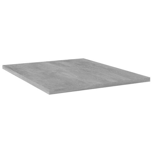 Boghylder 8 stk. 40x50x1,5 cm konstrueret træ betongrå