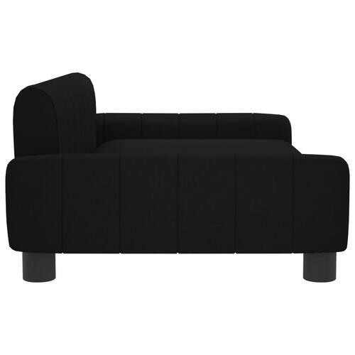 Sofa til børn 90x53x30 cm stof sort