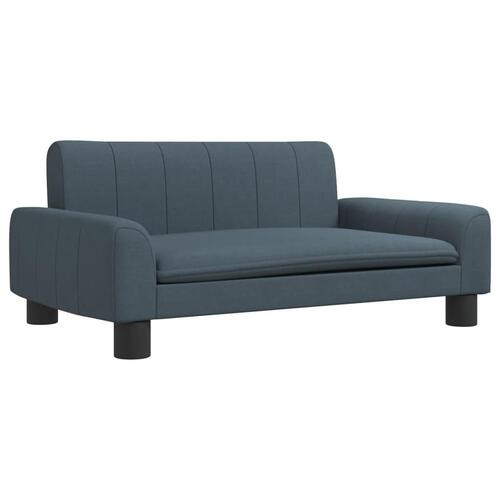 Sofa til børn 70x45x30 cm stof mørkegrå