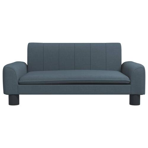 Sofa til børn 70x45x30 cm stof mørkegrå
