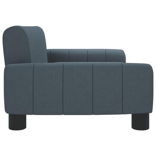 Sofa til børn 70x45x30 cm stof mørkegrå