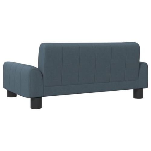 Sofa til børn 70x45x30 cm stof mørkegrå