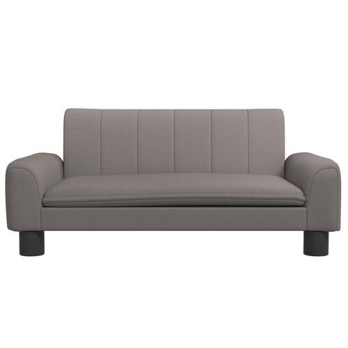 Sofa til børn 70x45x30 cm stof gråbrun