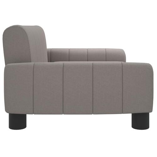 Sofa til børn 70x45x30 cm stof gråbrun