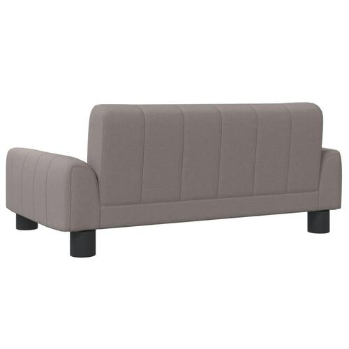 Sofa til børn 70x45x30 cm stof gråbrun