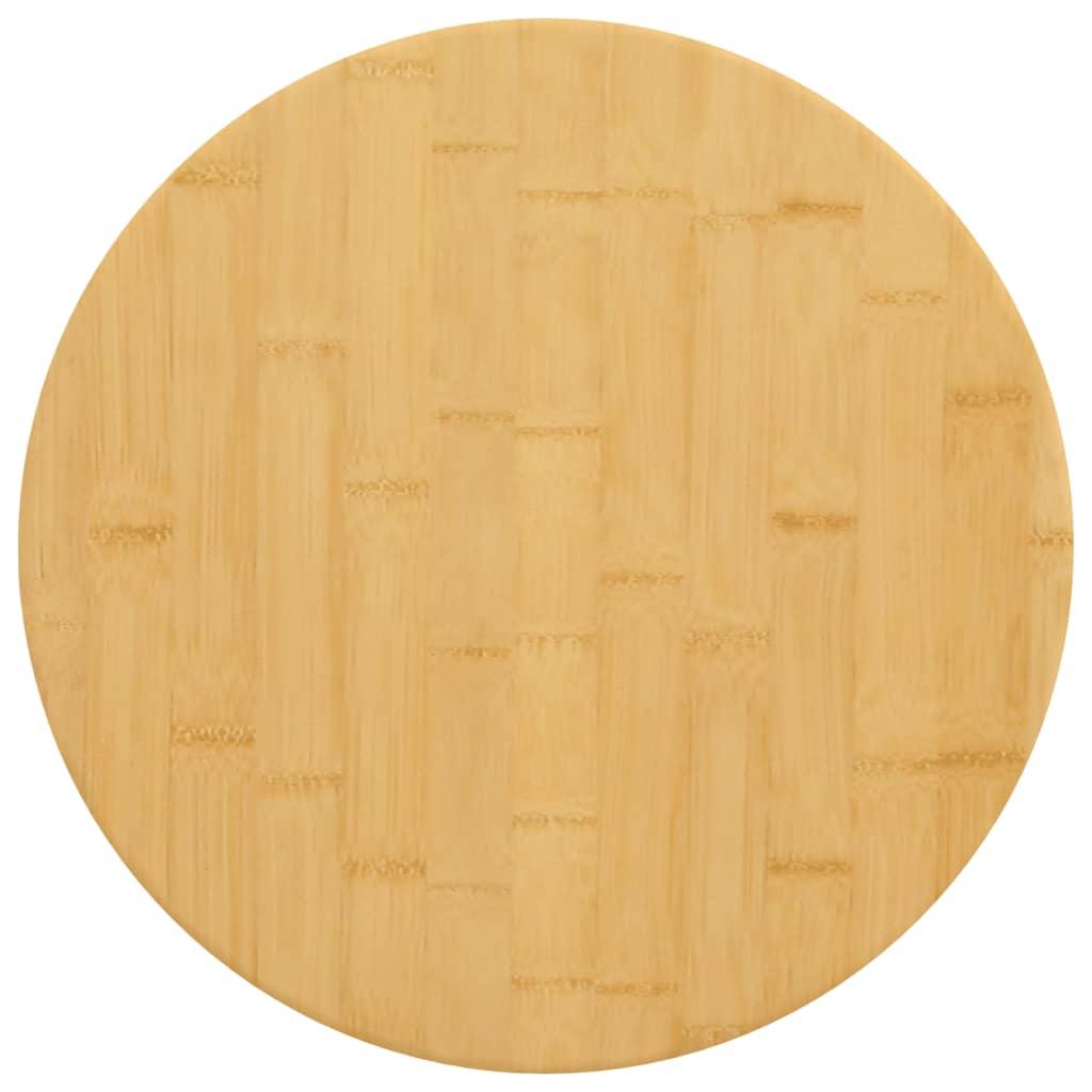 Bordplade Ø50x1,5 cm bambus