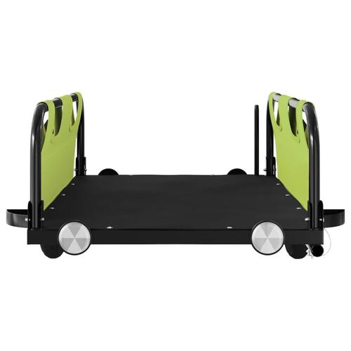 Cykeltrailer oxfordstof og jern grøn