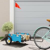 Cykeltrailer oxfordstof og jern blå