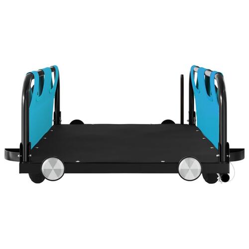 Cykeltrailer oxfordstof og jern blå