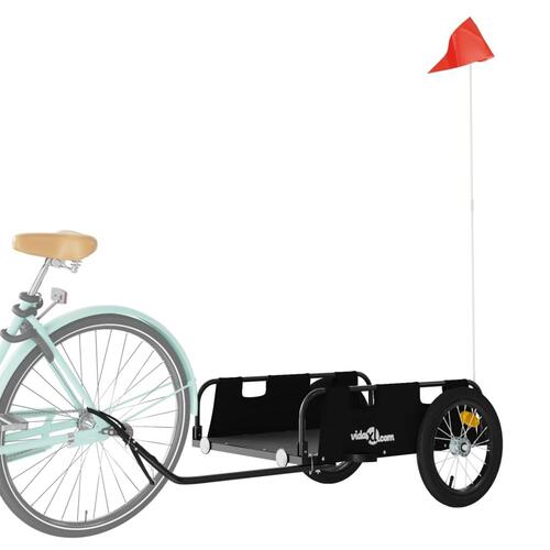 Cykeltrailer oxfordstof og jern sort