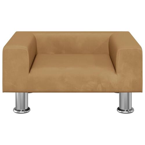 Hundeseng 50x40x26,5 cm velour brun