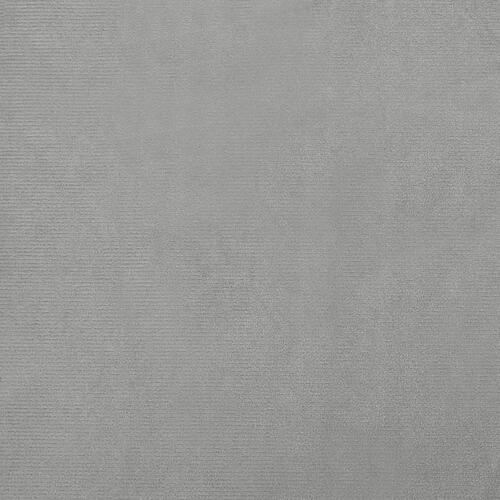 Sofa til børn 50x40x26,5 cm fløjl lysegrå