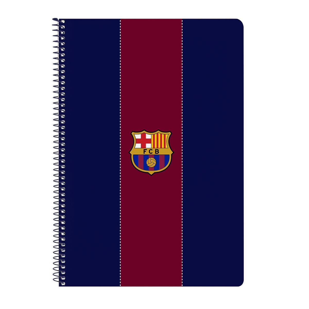 Notesbog F.C. Barcelona Rød Marineblå A4 80 Ark