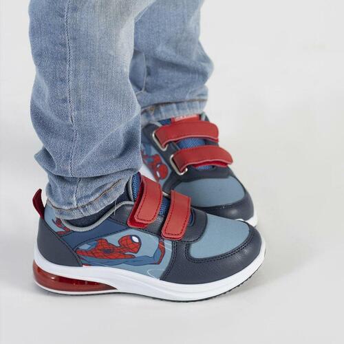 LED Træningssko Spider-Man Velcro Blå 30