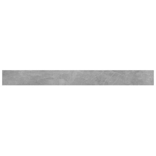 Boghylder 4 stk. 100x10x1,5 cm konstrueret træ betongrå