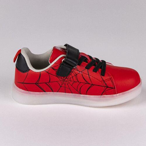 LED Træningssko Spider-Man Velcro Rød 31