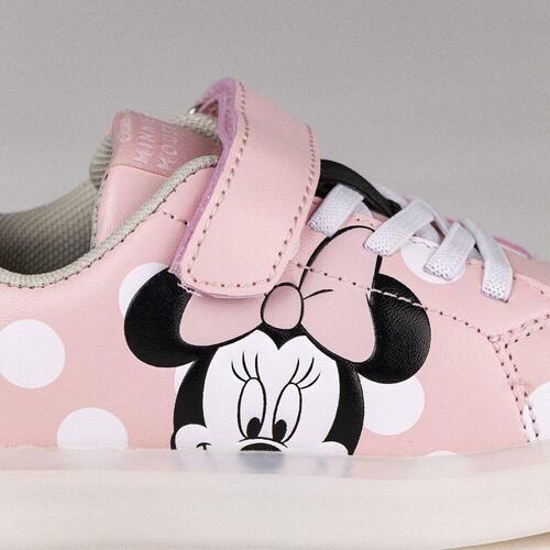 LED Træningssko Minnie Mouse Velcro Pink 29
