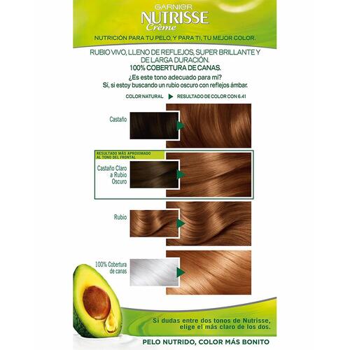 Permanent hårfarve - creme Garnier Nutrisse (3 enheder)