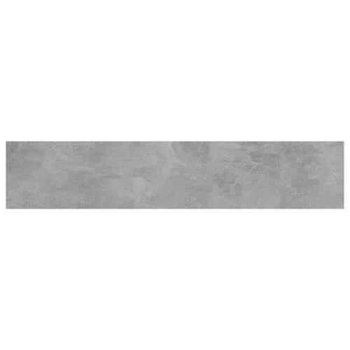 Boghylder 4 stk. 100x20x1,5 cm konstrueret træ betongrå