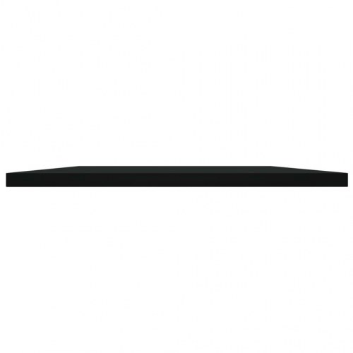 Boghylder 4 stk. 100x40x1,5 cm konstrueret træ sort