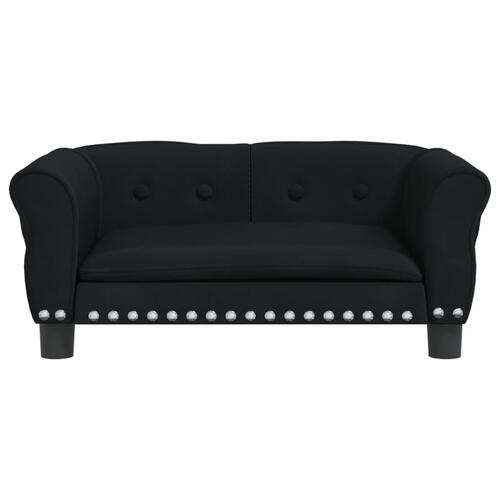 Hundeseng 70x45x30 cm velour sort