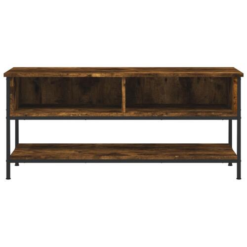 Tv-bord 100x35x45 cm konstrueret træ røget egetræsfarve