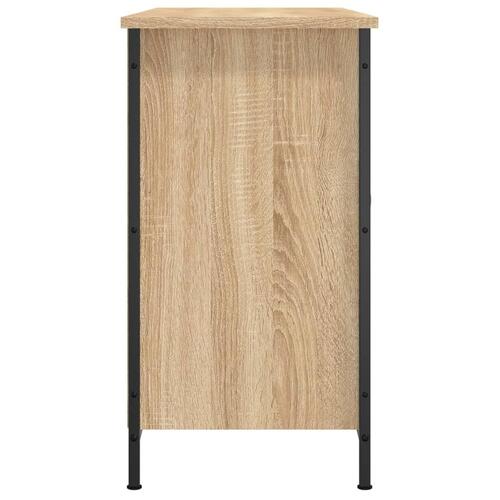 Tv-bord 100x35x65 cm konstrueret træ sonoma-eg