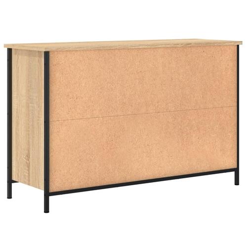 Tv-bord 100x35x65 cm konstrueret træ sonoma-eg