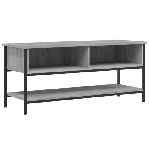 Tv-bord i konstrueret træ - 100×35×45 cm, grå sonoma-eg