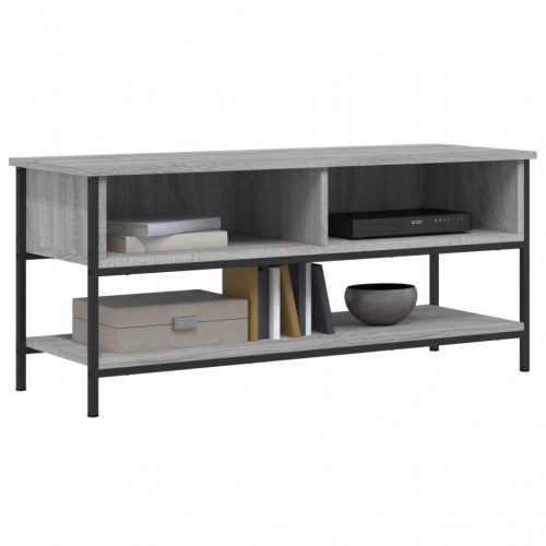 Tv-bord i konstrueret træ - 100×35×45 cm, grå sonoma-eg
