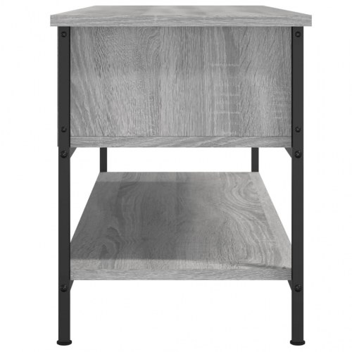 Tv-bord i konstrueret træ - 100×35×45 cm, grå sonoma-eg