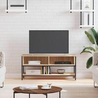 Tv-bord 100x35x45 cm konstrueret træ sonoma-eg