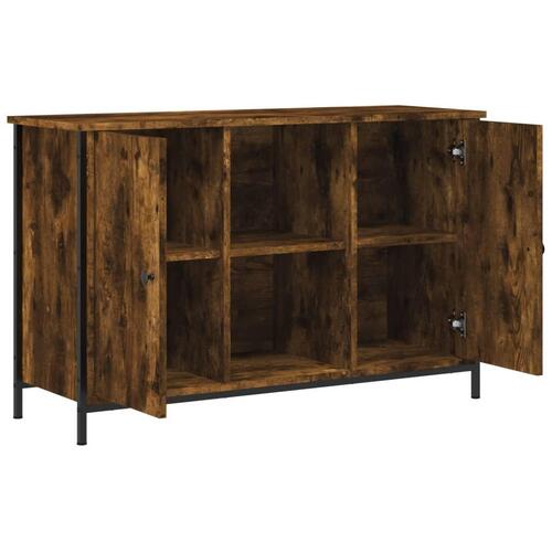 Tv-bord 100x35x65 cm konstrueret træ røget egetræsfarve