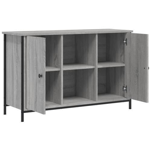 Tv-bord 100x35x65 cm konstrueret træ grå sonoma-eg