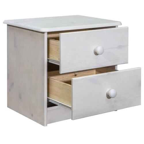 Sengeskab 43x34x40 cm massivt fyrretræ