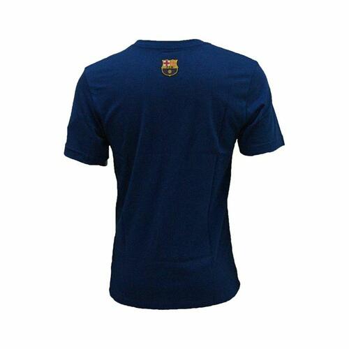 Kortærmet T-shirt til Mænd F.C. Barcelona Core Tee Blå L