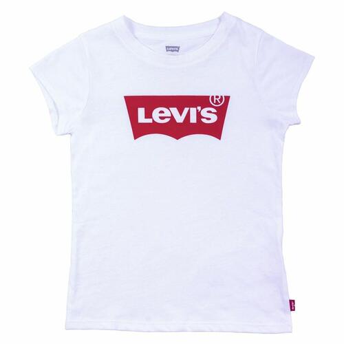 Børne Kortærmet T-shirt Levi's Batwing B Hvid 6 år