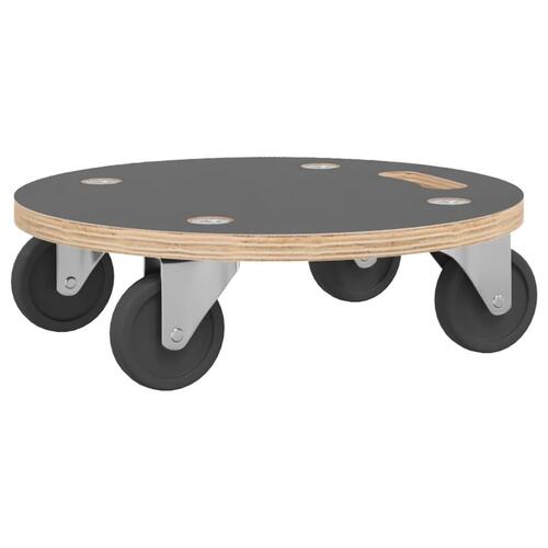 Møbelhunde 2 stk. Ø38x11,5 cm 250 kg rund