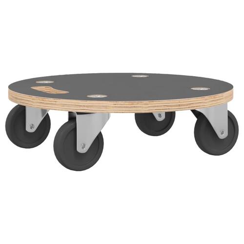 Møbelhunde 2 stk. Ø38x11,5 cm 250 kg rund