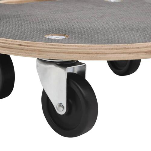 Møbelhunde 2 stk. Ø38x11,5 cm 250 kg rund