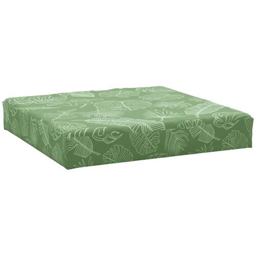 Pallehynde 60x60x8 cm oxfordstof bladmønster