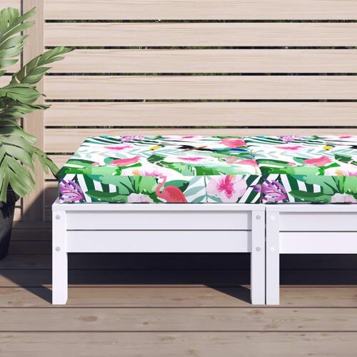 Pallehynde 60x60x8 cm oxfordstof flerfarvet
