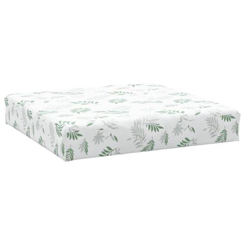 Pallehynde 60x60x8 cm oxfordstof bladmønster