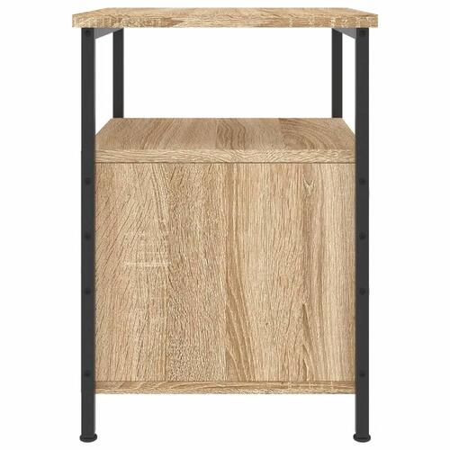 Sengebord 34x35,5x50 cm konstrueret træ sonoma-eg
