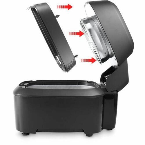 Airfryer DeLonghi 1400 W 1,25 kg Sort